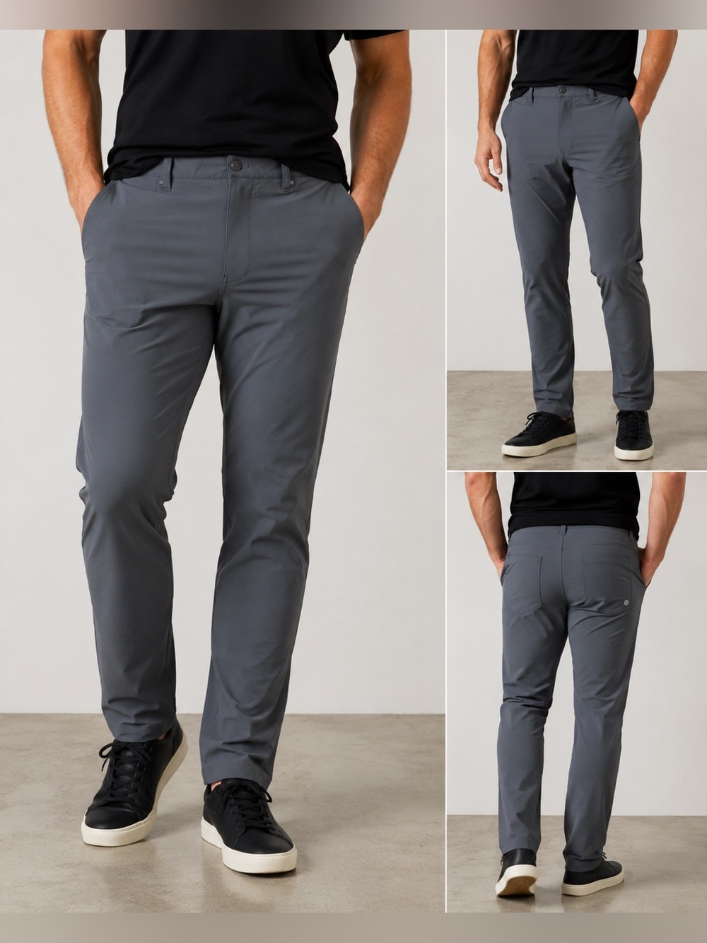 Lululemon Men’s ABC Pant Gray Stretch Performance Casual Golf Pants Size 32